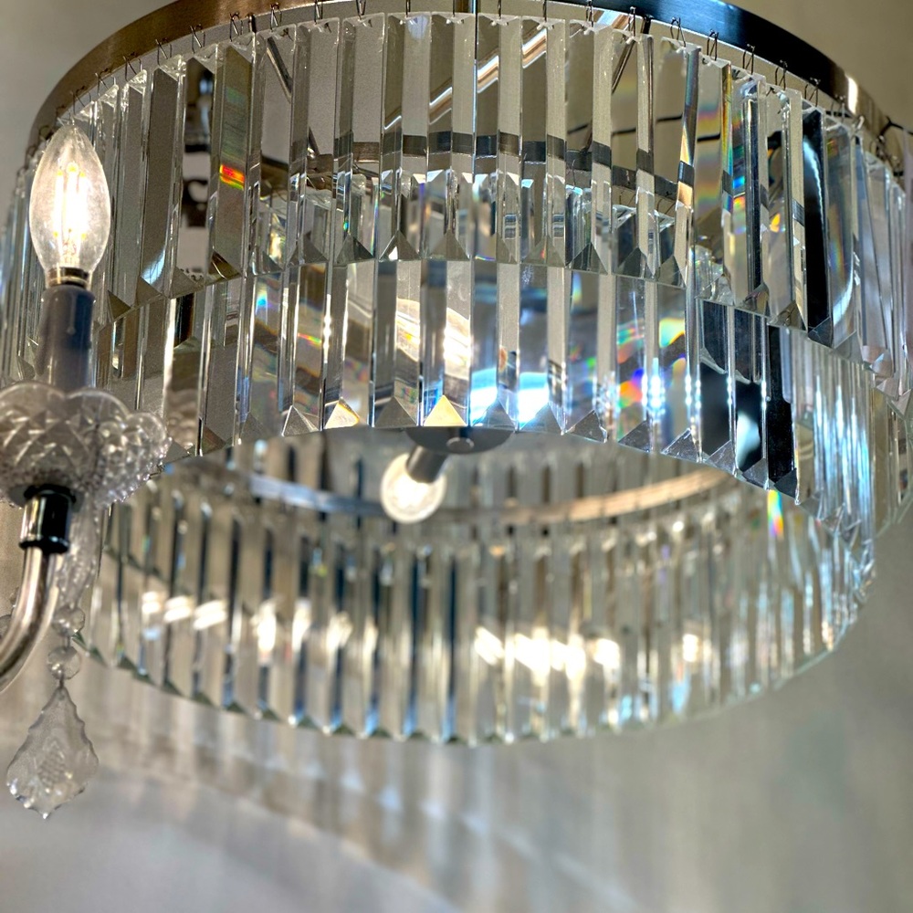 Brand new in box - Crystal chandelier